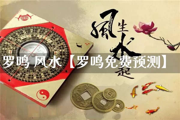 罗鸣 风水【罗鸣免费预测】_https://www.nbtfsb.com_易经起名_第1张