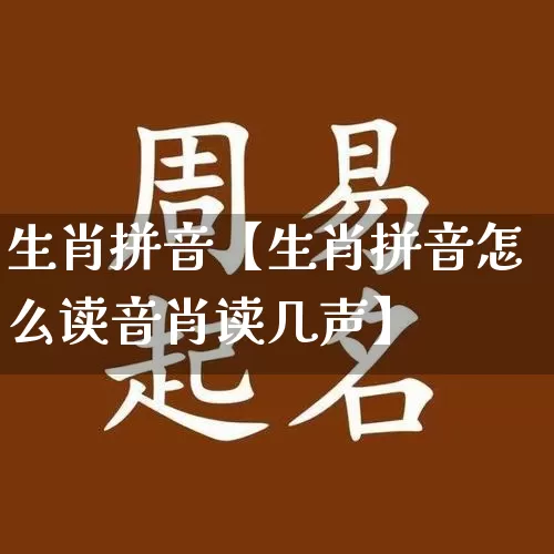 生肖拼音【生肖拼音怎么读音肖读几声】_https://www.nbtfsb.com_八字算命_第1张