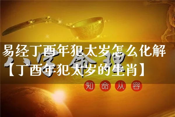 易经丁酉年犯太岁怎么化解【丁酉年犯太岁的生肖】_https://www.nbtfsb.com_道源国学_第1张