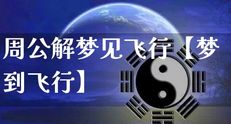 周公解梦见飞行【梦到飞行】_https://www.nbtfsb.com_八字算命_第1张