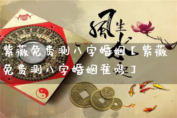 紫薇免费测八字婚姻【紫薇免费测八字婚姻准吗】_https://www.nbtfsb.com_易经起名_第1张