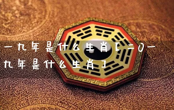 一九年是什么生肖【二0一九年是什么生肖】_https://www.nbtfsb.com_国学动态_第1张