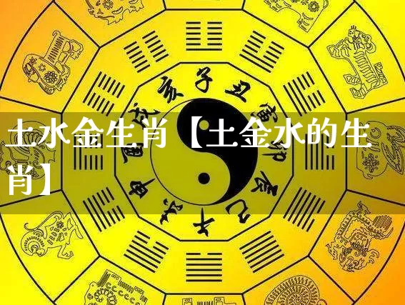 土水金生肖【土金水的生肖】_https://www.nbtfsb.com_国学动态_第1张