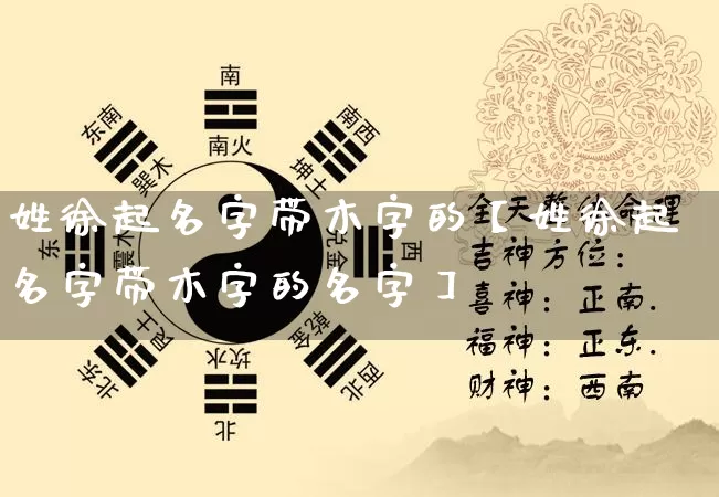 姓徐起名字带木字的【姓徐起名字带木字的名字】_https://www.nbtfsb.com_道源国学_第1张