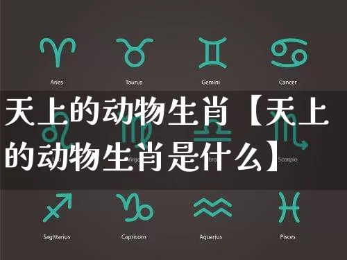 天上的动物生肖【天上的动物生肖是什么】_https://www.nbtfsb.com_生肖星座_第1张