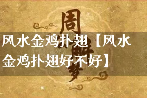 风水金鸡扑翅【风水金鸡扑翅好不好】_https://www.nbtfsb.com_道源国学_第1张