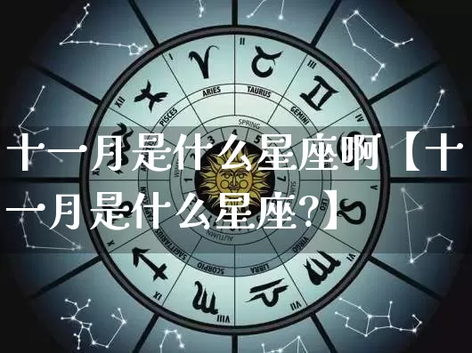 十一月是什么星座啊【十一月是什么星座?】_https://www.nbtfsb.com_易经起名_第1张