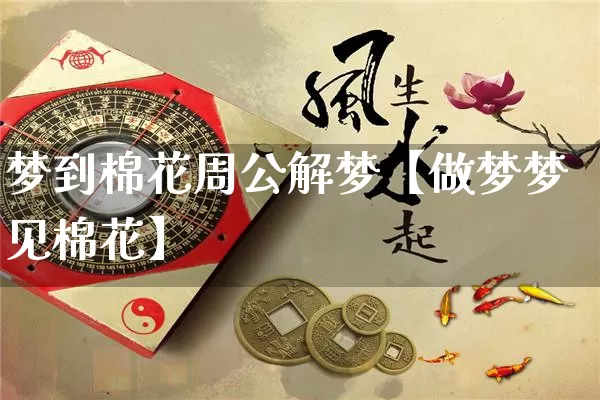 梦到棉花周公解梦【做梦梦见棉花】_https://www.nbtfsb.com_易经起名_第1张