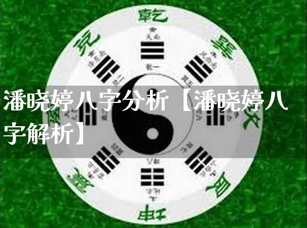 潘晓婷八字分析【潘晓婷八字解析】_https://www.nbtfsb.com_道源国学_第1张