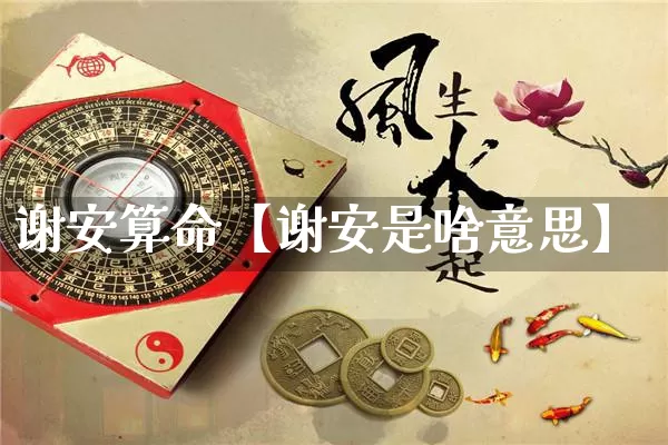 谢安算命【谢安是啥意思】_https://www.nbtfsb.com_周公解梦_第1张