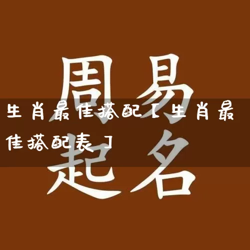 生肖最佳搭配【生肖最佳搭配表】_https://www.nbtfsb.com_八字算命_第1张