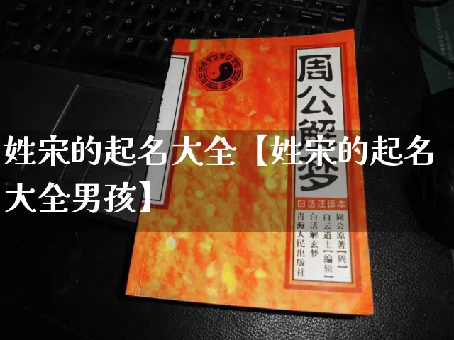 姓宋的起名大全【姓宋的起名大全男孩】_https://www.nbtfsb.com_道源国学_第1张