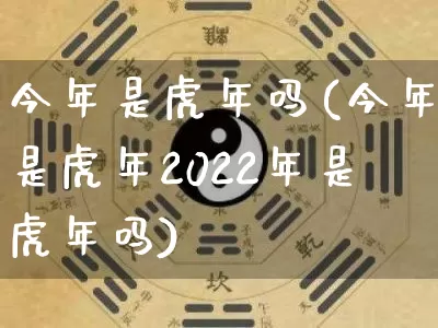 今年是虎年吗(今年是虎年2022年是虎年吗)_https://www.nbtfsb.com_道源国学_第1张