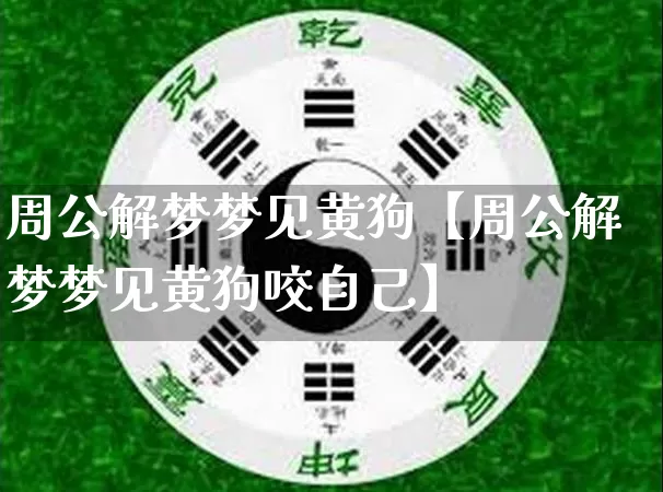 周公解梦梦见黄狗【周公解梦梦见黄狗咬自己】_https://www.nbtfsb.com_生肖星座_第1张