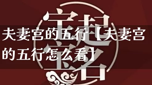 夫妻宫的五行【夫妻宫的五行怎么看】_https://www.nbtfsb.com_周公解梦_第1张