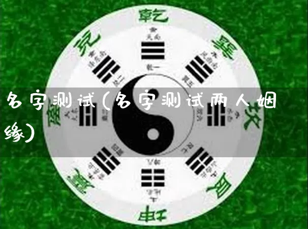 名字测试(名字测试两人姻缘)_https://www.nbtfsb.com_五行风水_第1张