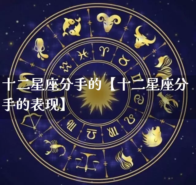 十二星座分手的【十二星座分手的表现】_https://www.nbtfsb.com_生肖星座_第1张