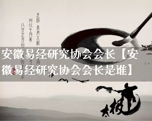 安徽易经研究协会会长【安徽易经研究协会会长是谁】_https://www.nbtfsb.com_道源国学_第1张