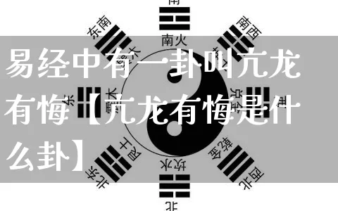 易经中有一卦叫亢龙有悔【亢龙有悔是什么卦】_https://www.nbtfsb.com_易经起名_第1张