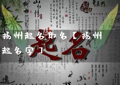 扬州起名取名【扬州起名字】_https://www.nbtfsb.com_生肖星座_第1张