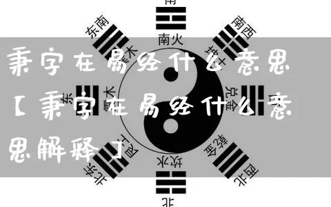 秉字在易经什么意思【秉字在易经什么意思解释】_https://www.nbtfsb.com_生肖星座_第1张