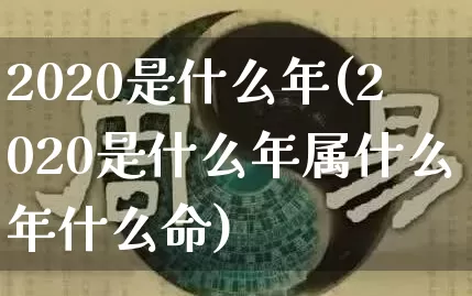 2020是什么年(2020是什么年属什么年什么命)_https://www.nbtfsb.com_周公解梦_第1张