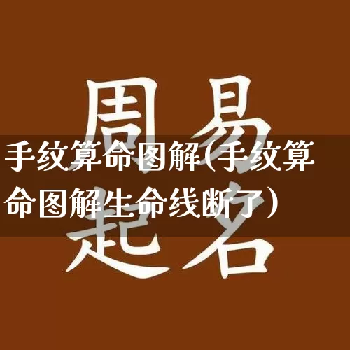 手纹算命图解(手纹算命图解生命线断了)_https://www.nbtfsb.com_五行风水_第1张