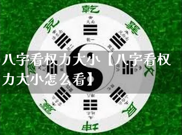 八字看权力大小【八字看权力大小怎么看】_https://www.nbtfsb.com_道源国学_第1张