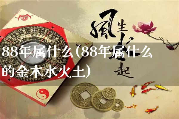 88年属什么(88年属什么的金木水火土)_https://www.nbtfsb.com_五行风水_第1张